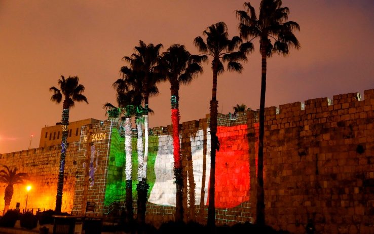  Gerusalemme Israele - Solidarietà per l'Italia - Coronavirus (Sergio Alberti)  