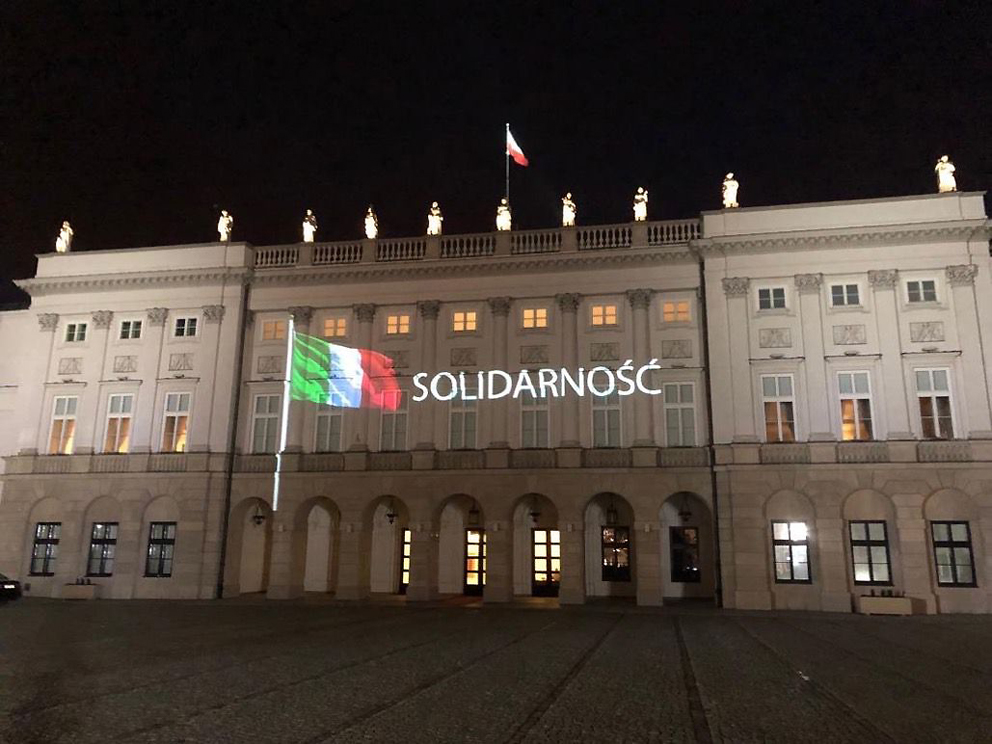   Polonia - Solidarietà per l'Italia - Coronavirus (Sergio Alberti)   